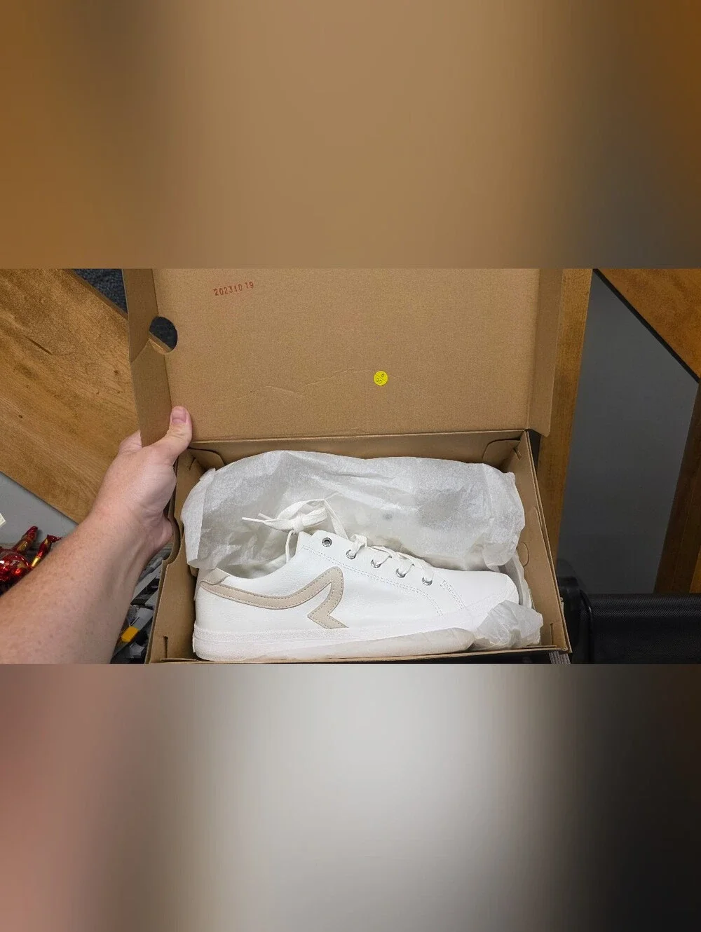 NWT Sperry Sandy LTT White Leather Lace-Up Sneakers Size 11
